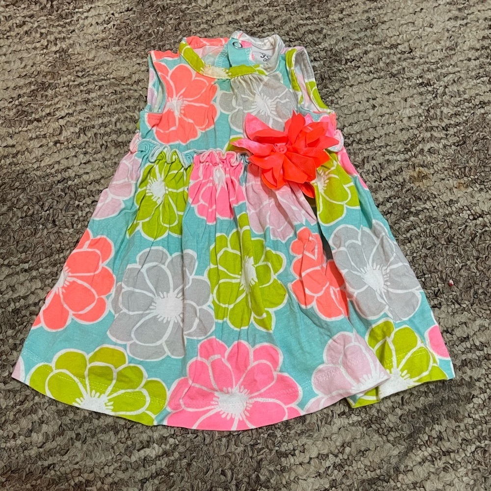 Carters 3 Month Matching Floral Set - Picture 2 of 5